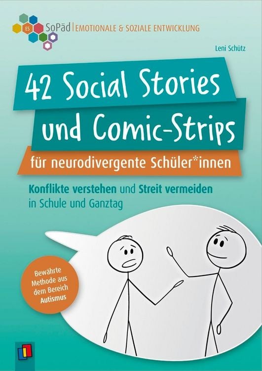 Produktbild: 42 Social Stories und Comic Strips f&uuml;r neurodivergente Sch&uuml;ler*innen