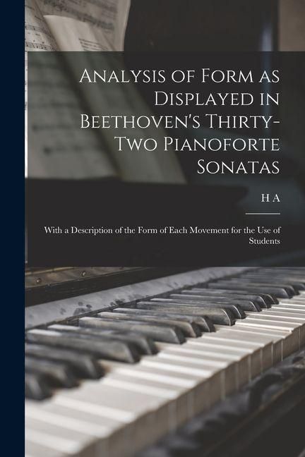 Produktbild: Analysis of Form as Displayed in Beethoven's Thirty-two Pianoforte Sonatas: With a Description of the Form of Each Movement for the use of Students