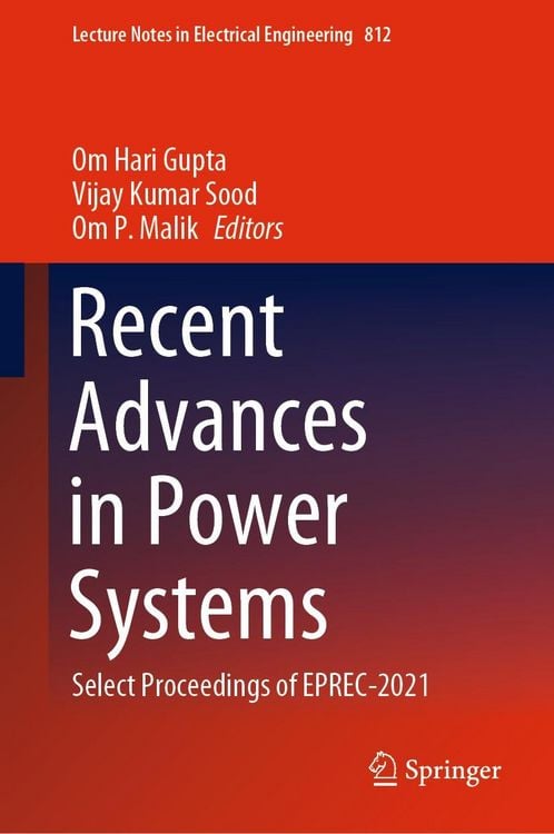 Produktbild: Recent Advances in Power Systems