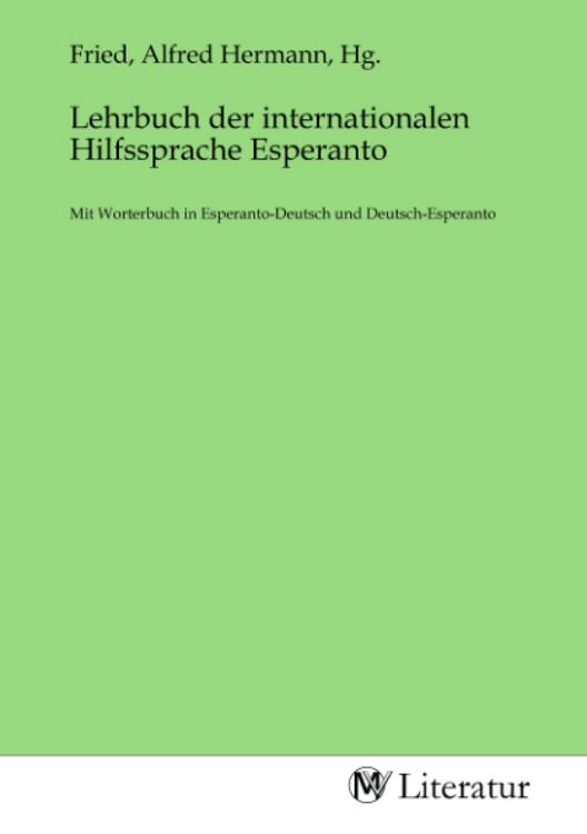 Produktbild: Lehrbuch der internationalen Hilfssprache Esperanto