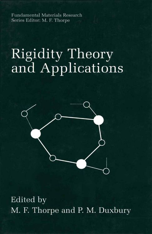 Produktbild: Rigidity Theory and Applications
