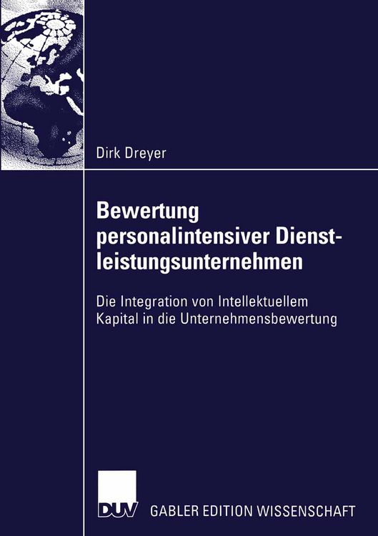 Produktbild: Bewertung personalintensiver Dienstleistungsunternehmen