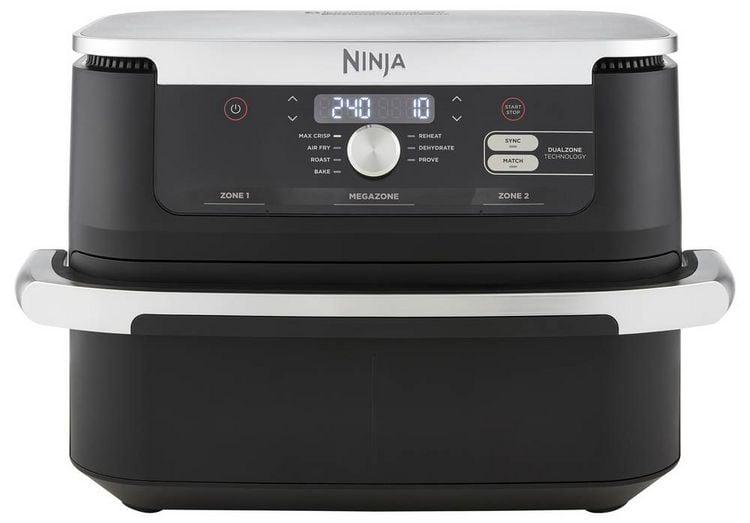 Produktbild: Ninja AF500EU Hei&szlig;luft-Fritteuse 2470 W Schwarz, Silber