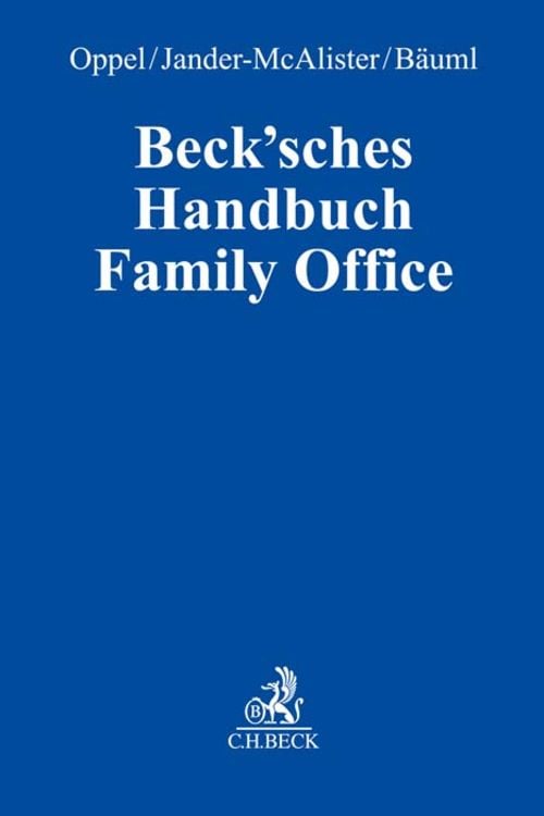 Produktbild: Beck'sches Handbuch Family Office