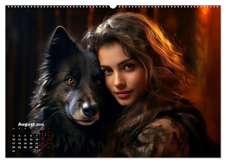 Produktbild: Verzaubert von Magie und Romantik (Wandkalender 2026 DIN A2 quer), CALVENDO Monatskalender