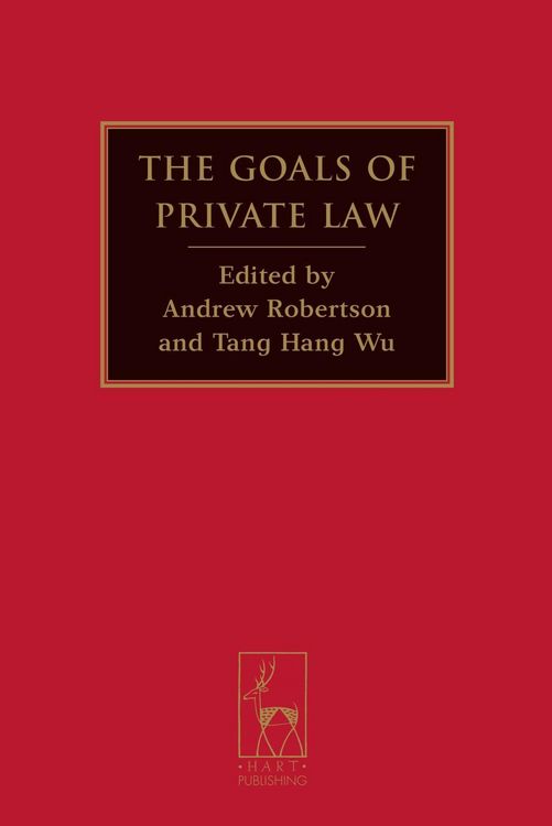 Produktbild: The Goals of Private Law