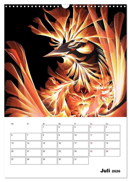 Produktbild: Zauberhaftes Textildesign (Wandkalender 2026 DIN A3 hoch), CALVENDO Monatskalender