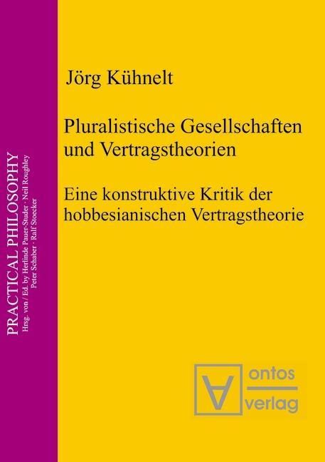 Produktbild: Pluralistische Gesellschaften und Vertragstheorien