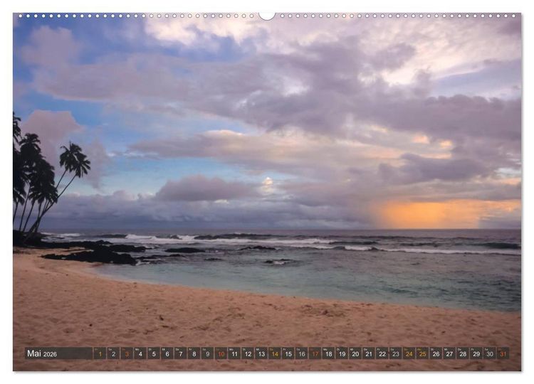 Produktbild: Samoa und Fidschi (Wandkalender 2026 DIN A2 quer), CALVENDO Monatskalender