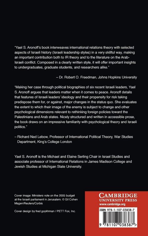 Produktbild: The Political Psychology of Israeli Prime Ministers