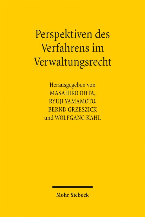 Produktbild: Perspektiven des Verfahrens im Verwaltungsrecht