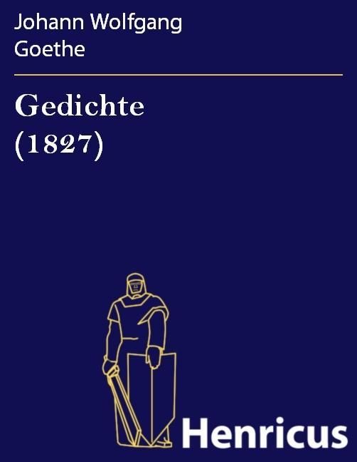 Produktbild: Gedichte (1827)