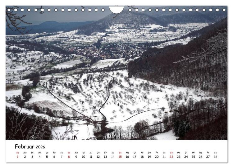 Produktbild: Impressionen von der Schw&auml;bischen Alb (Wandkalender 2026 DIN A4 quer), CALVENDO Monatskalender