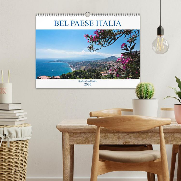 Produktbild: Bel baese Italia - Sch&ouml;nes Land Italien (Wandkalender 2026 DIN A3 quer), CALVENDO Monatskalender