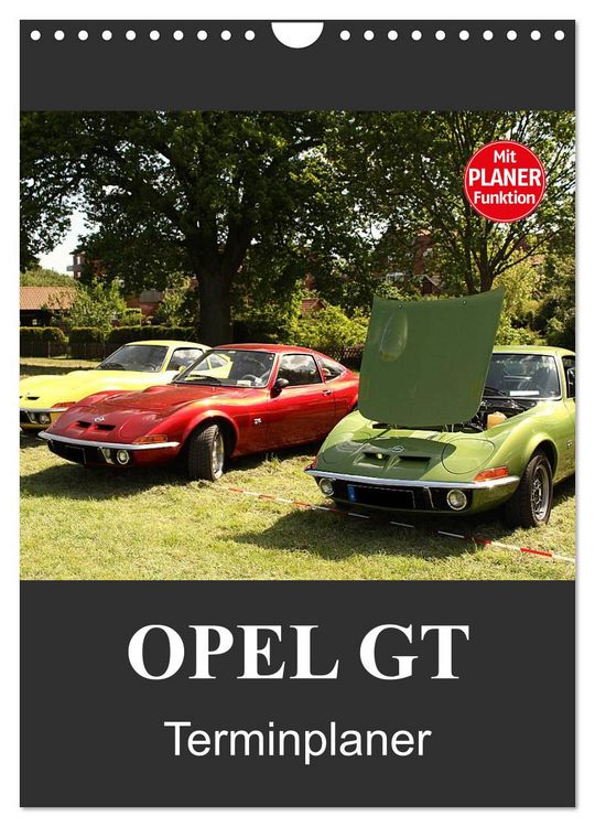 Produktbild: Opel GT Terminplaner (Wandkalender 2026 DIN A4 hoch), CALVENDO Monatskalender