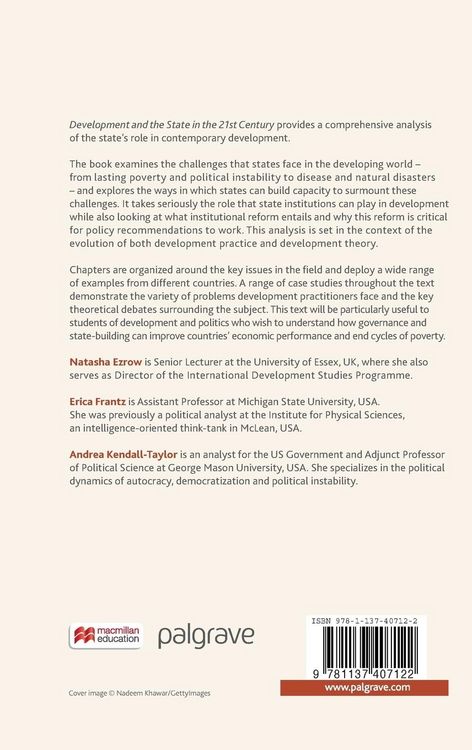 Produktbild: Development and the State in the 21st Century
