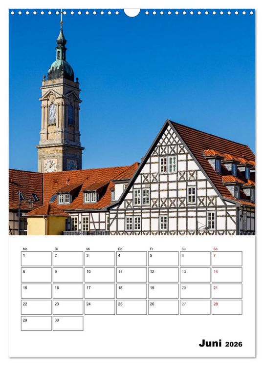Produktbild: Historisches Eisenach (Wandkalender 2026 DIN A3 hoch), CALVENDO Monatskalender