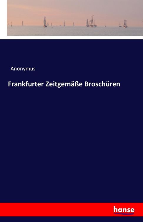 Produktbild: Frankfurter Zeitgem&auml;&szlig;e Brosch&uuml;ren