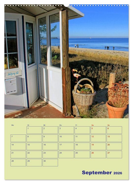 Produktbild: Sehnsuchtsort Ostseebad Boltenhagen (hochwertiger Premium Wandkalender 2026 DIN A2 hoch), Kunstdruck in Hochglanz