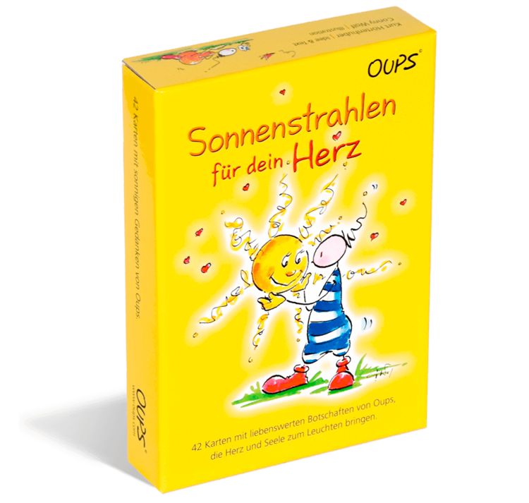 Produktbild: Oups Karten - &bdquo;Sonnenstrahlen für unser Herz&rdquo;