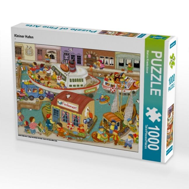 Produktbild: CALVENDO Puzzle Kleiner Hafen | 1000 Teile Lege-Gr&ouml;&szlig;e 64x48cm Foto-Puzzle f&uuml;r gl&uuml;ckliche Stunden