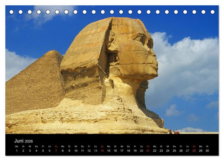 Produktbild: &Auml;gypten (Tischkalender 2026 DIN A5 quer), CALVENDO Monatskalender