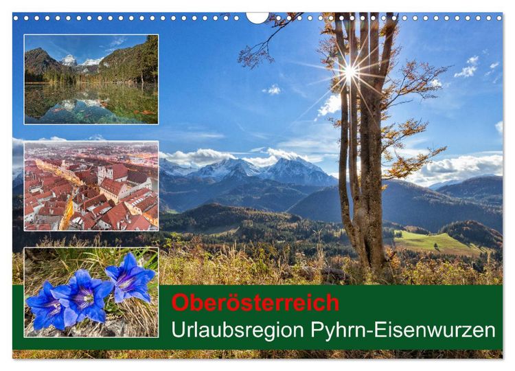 Produktbild: Ober&ouml;sterreich Urlaubsregion Pyhrn-Eisenwurzen (Wandkalender 2026 DIN A3 quer), CALVENDO Monatskalender