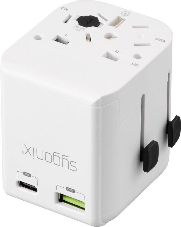 Produktbild: Sygonix SY-6951598 Reiseadapter USA/Australien/China/Grossbritannien/Hongkong
