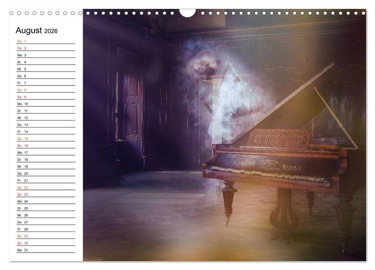 Produktbild: Geheimnisvolle Ballettwelt (Wandkalender 2026 DIN A3 quer), CALVENDO Monatskalender