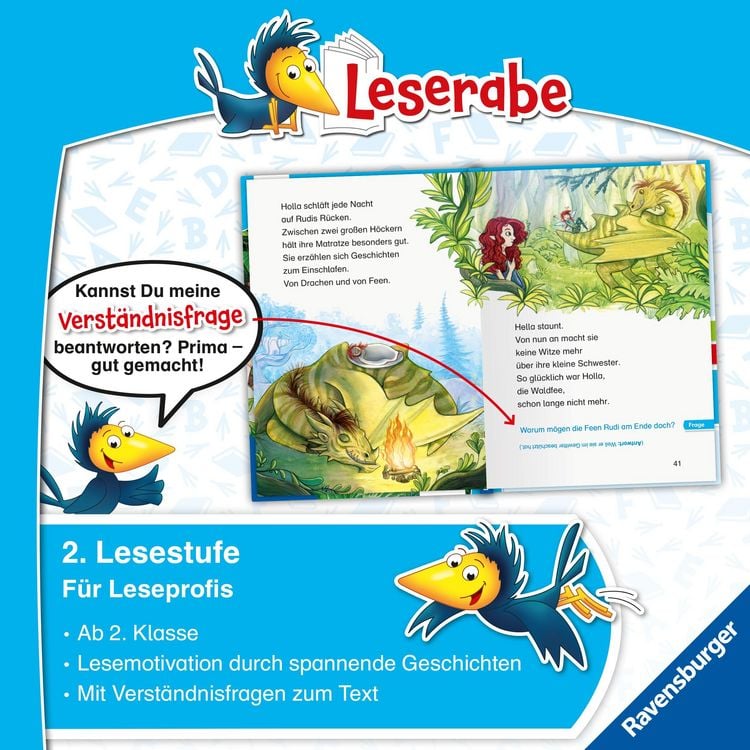 Produktbild: Leserabe 2. Lesestufe - Die Waldfee und der Drache