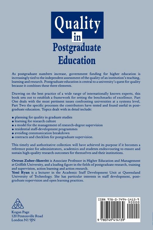 Produktbild: Quality in Postgraduate Education
