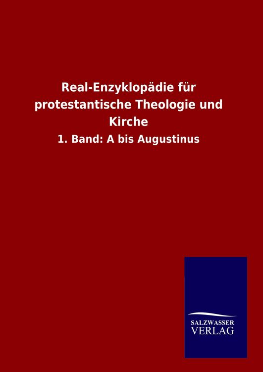 Produktbild: Real-Enzyklop&auml;die f&uuml;r protestantische Theologie und Kirche