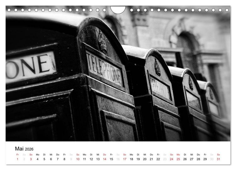 Produktbild: London (Wandkalender 2026 DIN A4 quer), CALVENDO Monatskalender