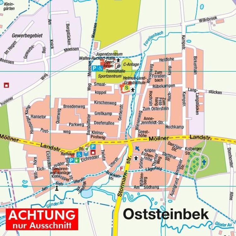 Produktbild: HARTMANN-PLAN Reinbek, Glinde, Wentorf bei Hamburg (Mittelzentrum), 1:20.000 Stadtplan