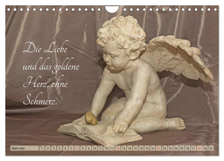 Produktbild: Engel - Die Worte der Liebe (Wandkalender 2026 DIN A4 quer), CALVENDO Monatskalender