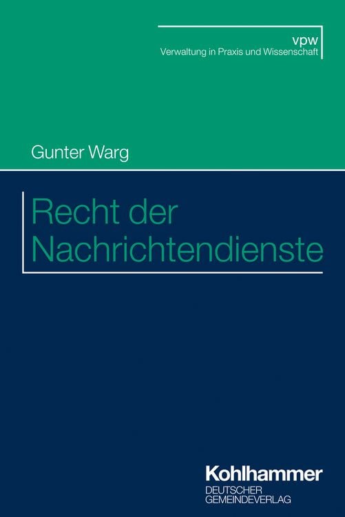 Produktbild: Recht der Nachrichtendienste