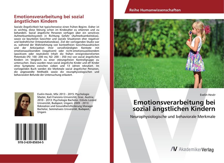 Produktbild: Emotionsverarbeitung bei sozial &auml;ngstlichen Kindern