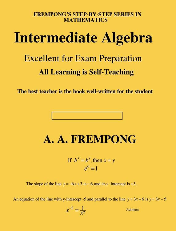 Produktbild: Intermediate Algebra