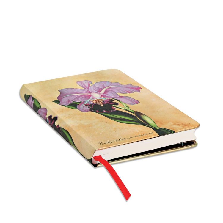 Produktbild: Hardcover Notizbuch Brasilianische Orchidee, Mini, Unliniert