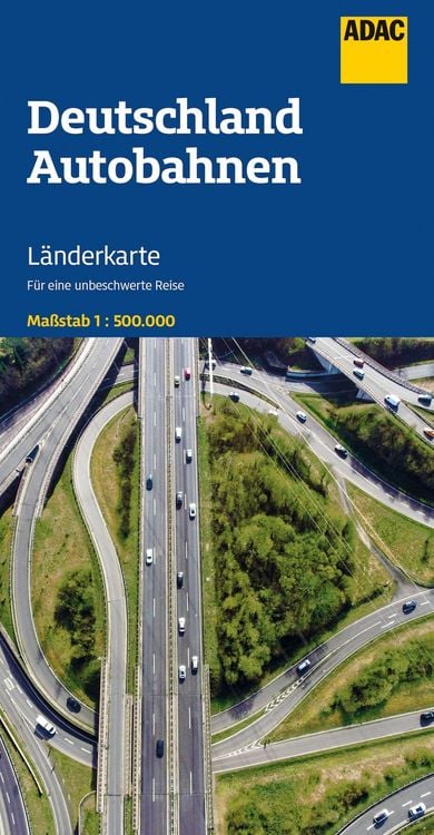 Produktbild: ADAC L&auml;nderkarte Deutschland Autobahnen 1:500.000