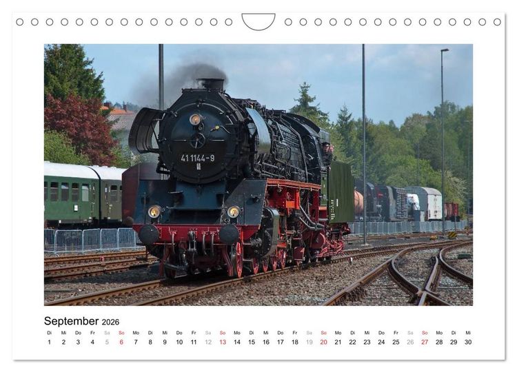 Produktbild: Unter Dampf - Dampflokromantik (Wandkalender 2026 DIN A4 quer), CALVENDO Monatskalender