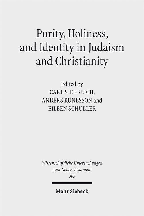 Produktbild: Purity, Holiness, and Identity in Judaism and Christianity