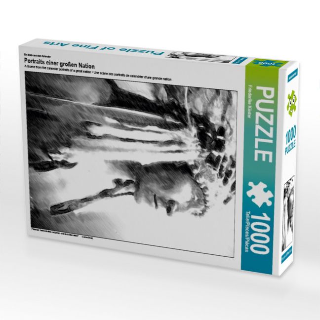 Produktbild: CALVENDO Puzzle Ein Motiv aus dem Kalender Portraits einer gro&szlig;en Nation | 1000 Teile Lege-Gr&ouml;&szlig;e 64x48cm Foto-Puzzle f&uuml;r gl&uuml;ckliche Stunden