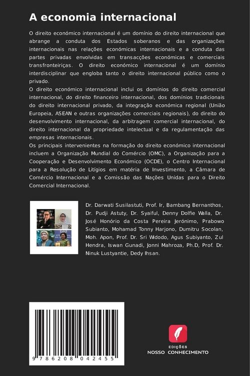 Produktbild: A economia internacional
