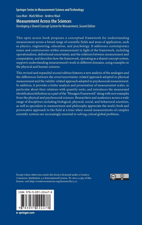 Produktbild: Measurement Across the Sciences