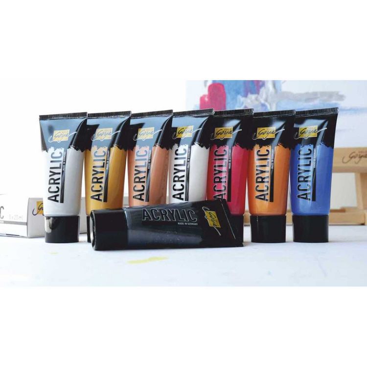Produktbild: KREUL SOLO GOYA Acrylic 20 ml 8er Set Effect Colors