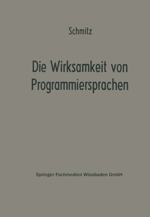 Produktbild: Die Wirksamkeit von Programmiersprachen