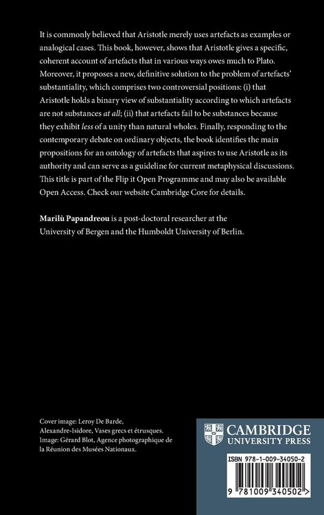 Produktbild: Papandreou, M: Aristotle's Ontology of Artefacts