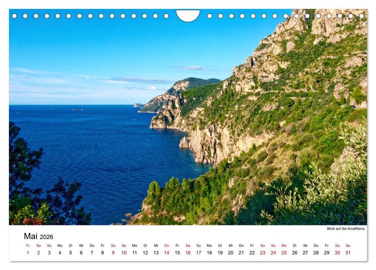 Produktbild: Highlights am Golf von Neapel (Wandkalender 2026 DIN A4 quer), CALVENDO Monatskalender