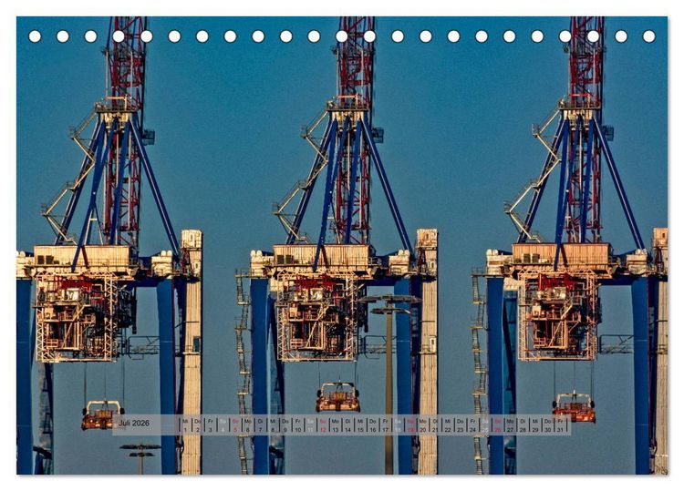 Produktbild: Auch das ist der Hamburger Hafen (Tischkalender 2026 DIN A5 quer), CALVENDO Monatskalender